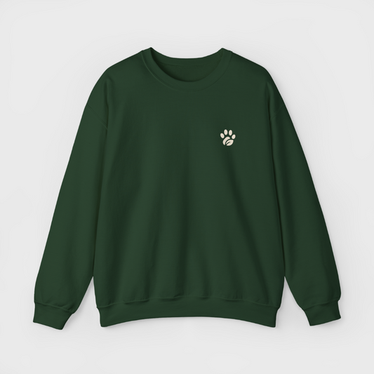 Dachshund Society Crewneck Forest/Creme
