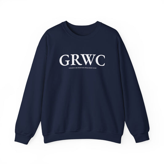 Golden Retriever Wellness Club Crewneck Navy/White