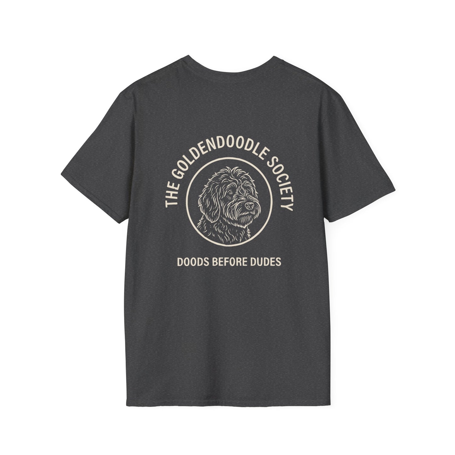 Goldendoodle Society Tee Vintage Ash/Creme