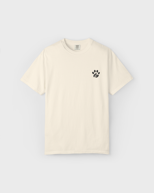 Golden Retriever Society Tee Ivory/Charcoal
