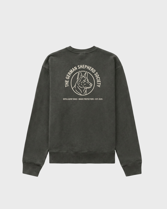 German Shepherd Society Crewneck Pepper