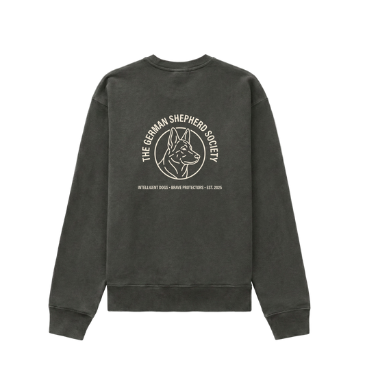 German Shepherd Society Crewneck Pepper