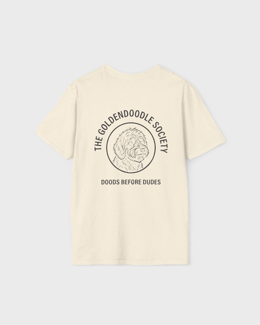 Goldendoodle Society Tee Natural/Charcoal